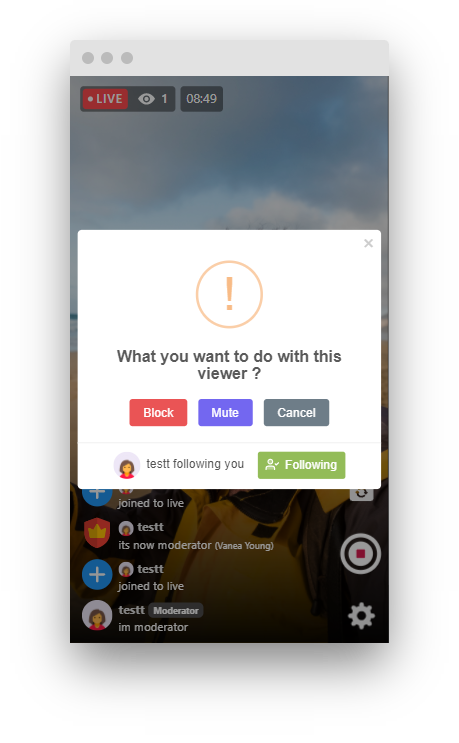 Live Stream plugin WebRTC & RTMP for Wowonder & Sngine Social Network & Playtube - 36