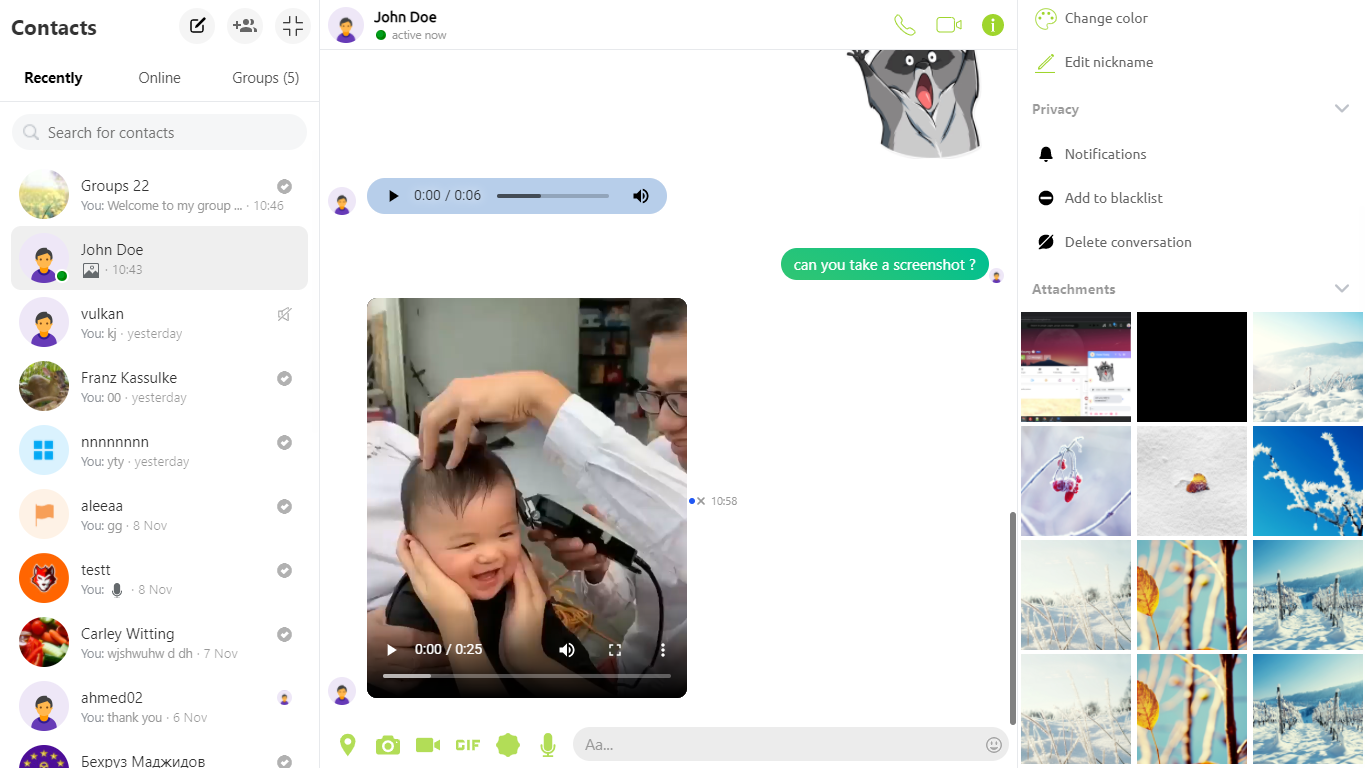 Kontackt – Real-Time MSN & Video/Audio Group Calls for WoWonder - 25