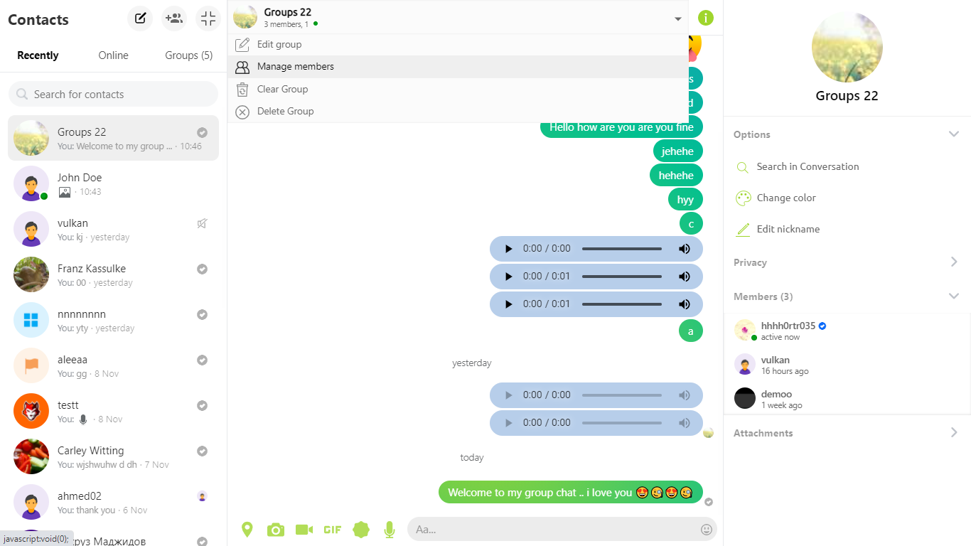 Kontackt – Real-Time MSN & Video/Audio Group Calls for WoWonder - 27