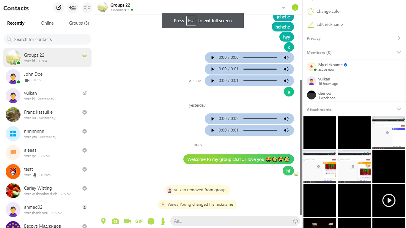 Kontackt – Real-Time MSN & Video/Audio Group Calls for WoWonder - 29