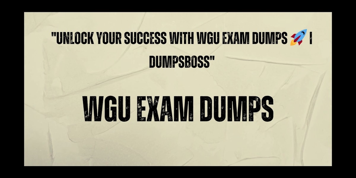 DumpsBoss WGU Exam Dumps Precision Preparation for WGU Exams