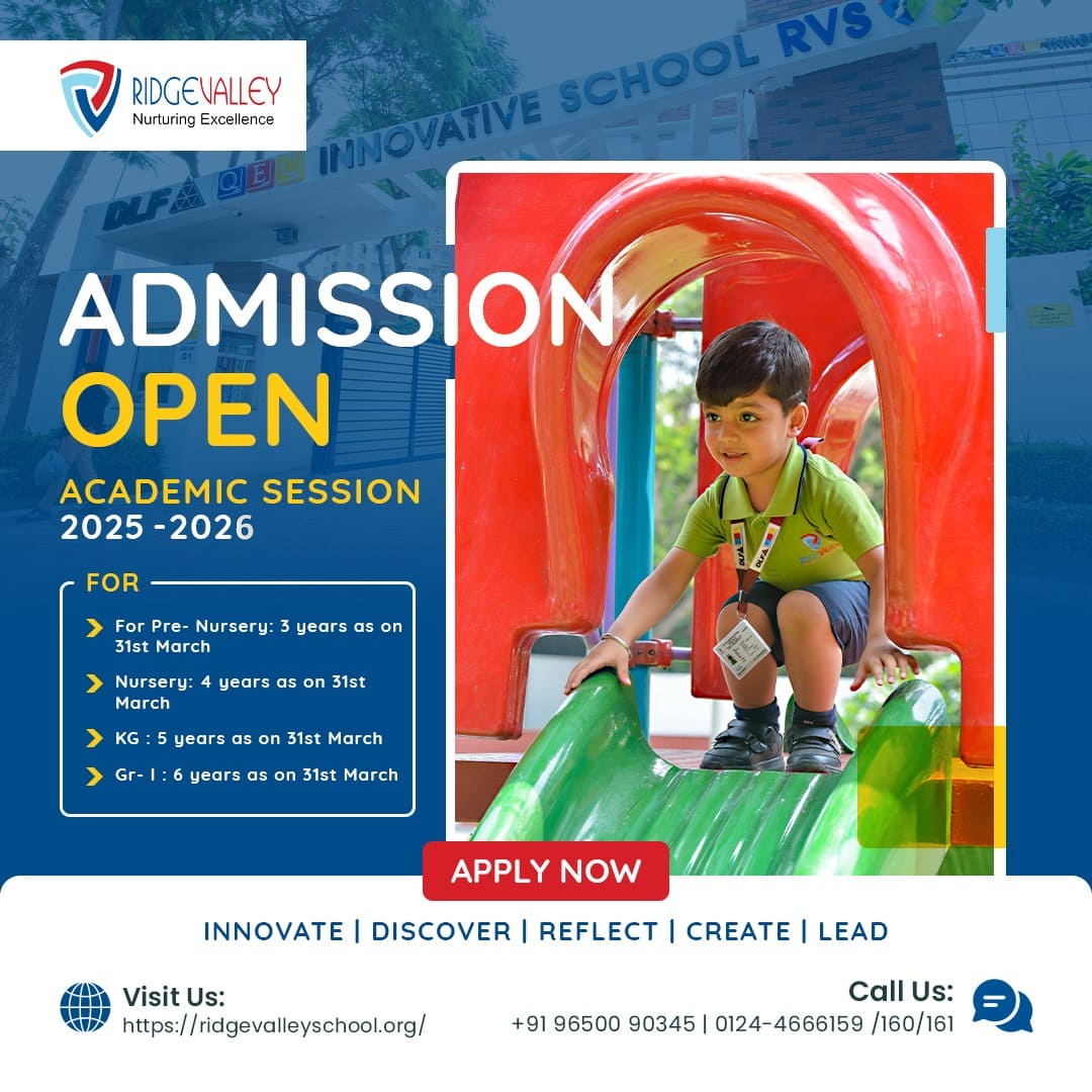 Discover the Best CBSE School In Gurgaon- Ridge Valley School